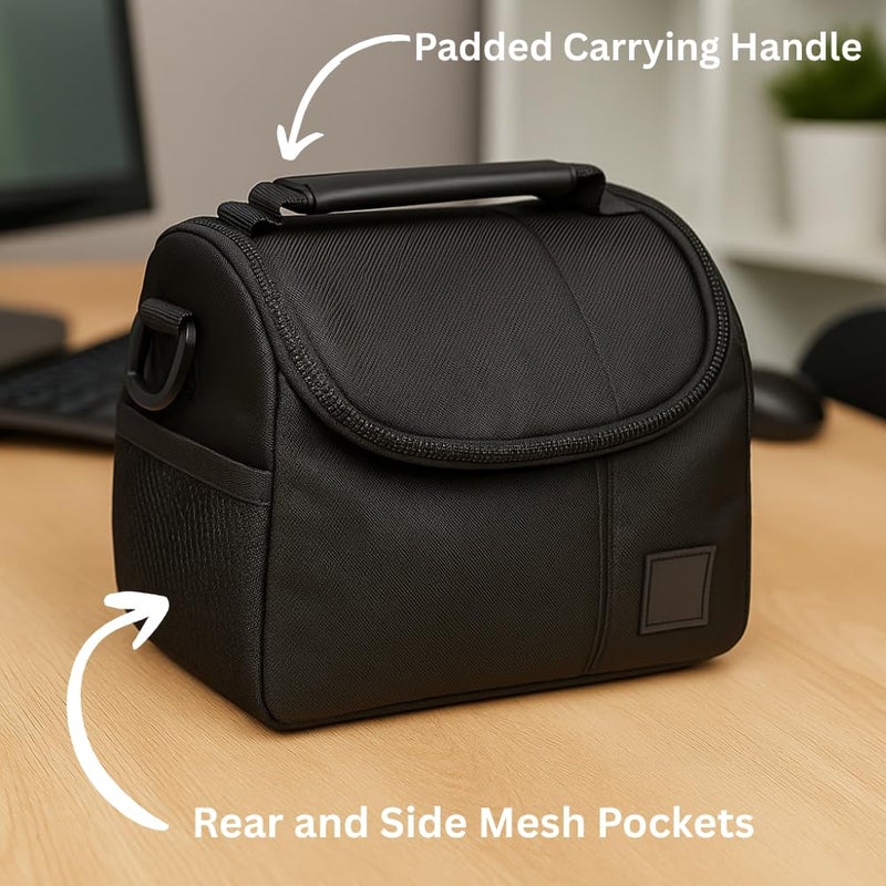 eCostConnection Medium Soft Padded Camera Equipment Bag Case for Nikon, Canon, Sony, Pentax, Olympus Panasonic, Samsung & Many Moreâ€¦ - Image 3